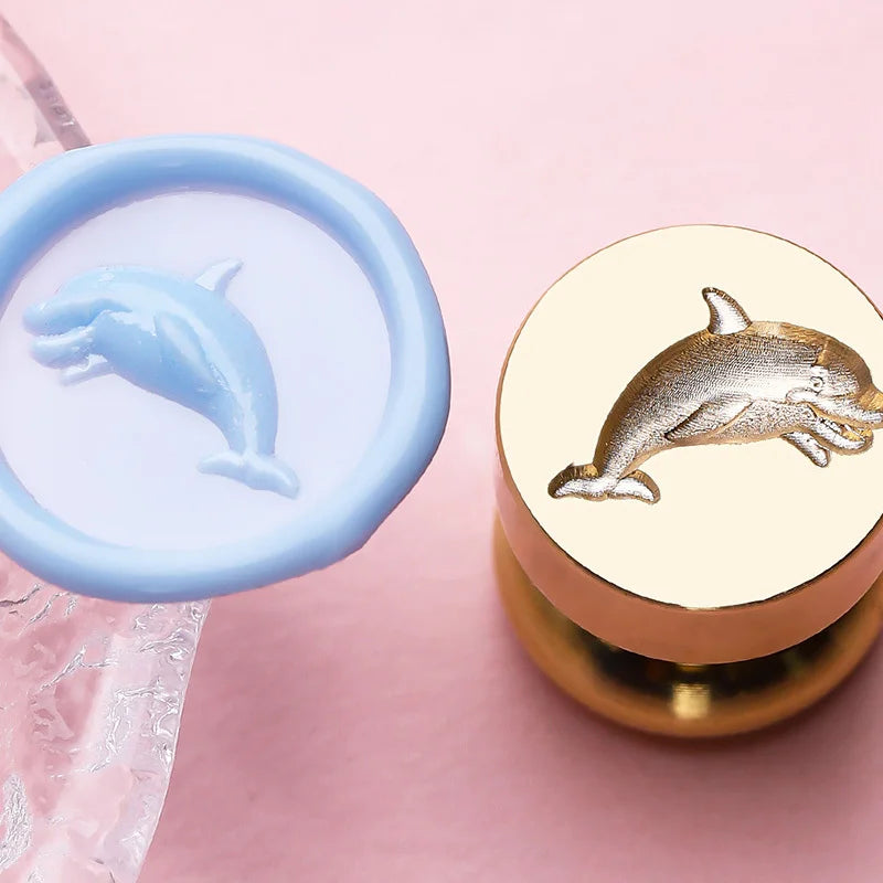 Mini Wax Seal Stamp Cute Animal Head for DIY Craft Invitations