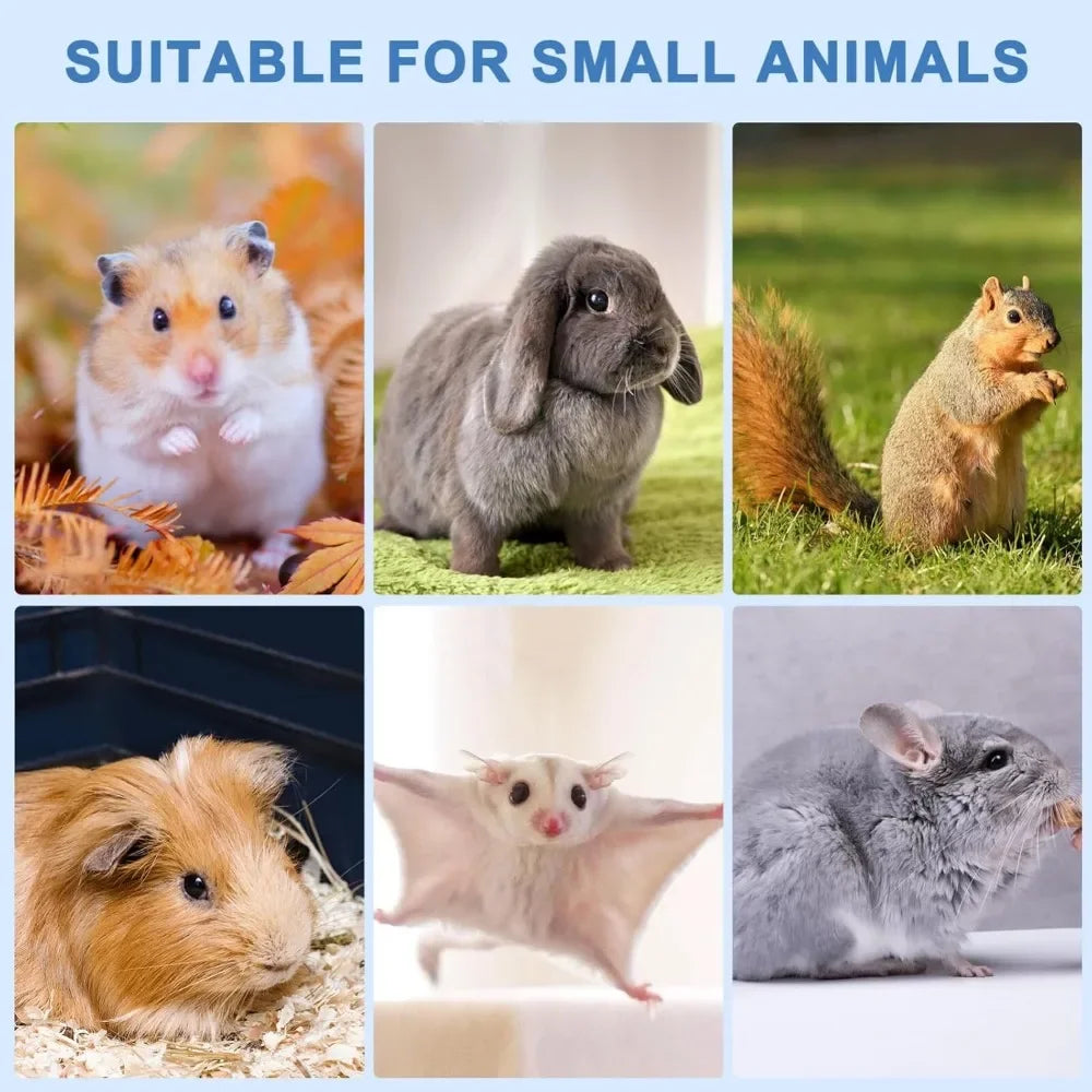 2/4/6PCS Teeth Molar Stone Natural Mineral Rabbit Guinea Pig Hamster Teeth Grinding Stone Small Pet Care Chew Toys Pets 2025