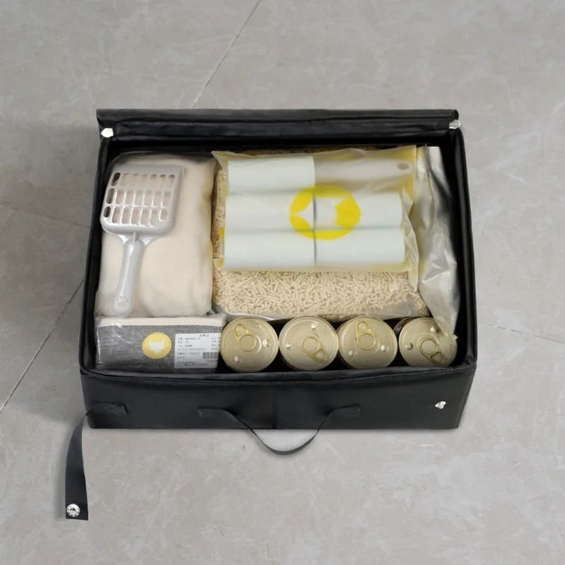 Outdoor Foldable Cat Litter Box Portable Travel Dog Toilet Tray