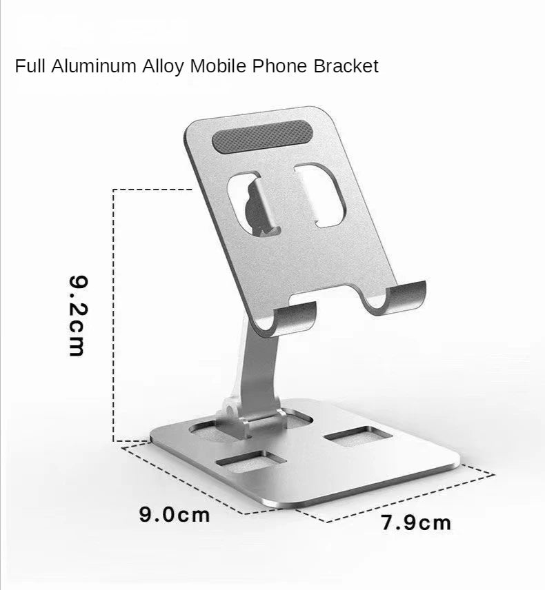 Soporte universal para tableta portátil de aleación de aluminio para iPad, soporte para tableta, soporte ajustable y flexible para teléfono móvil