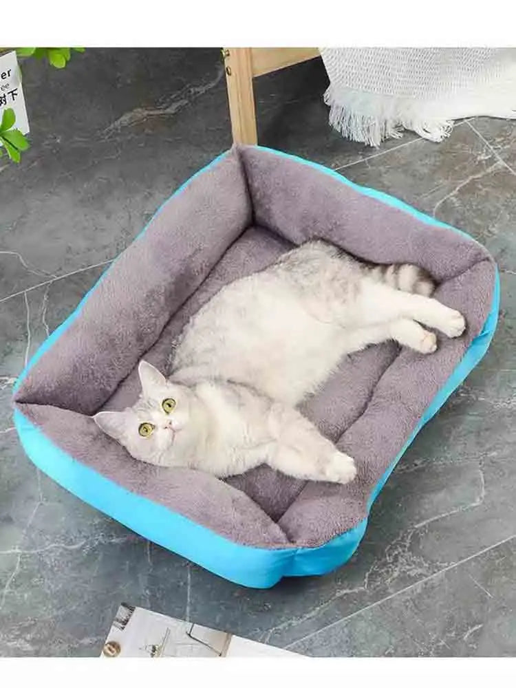 Large Pet Cat and Dog Bed Soft PP Cotton Waterproof Nest