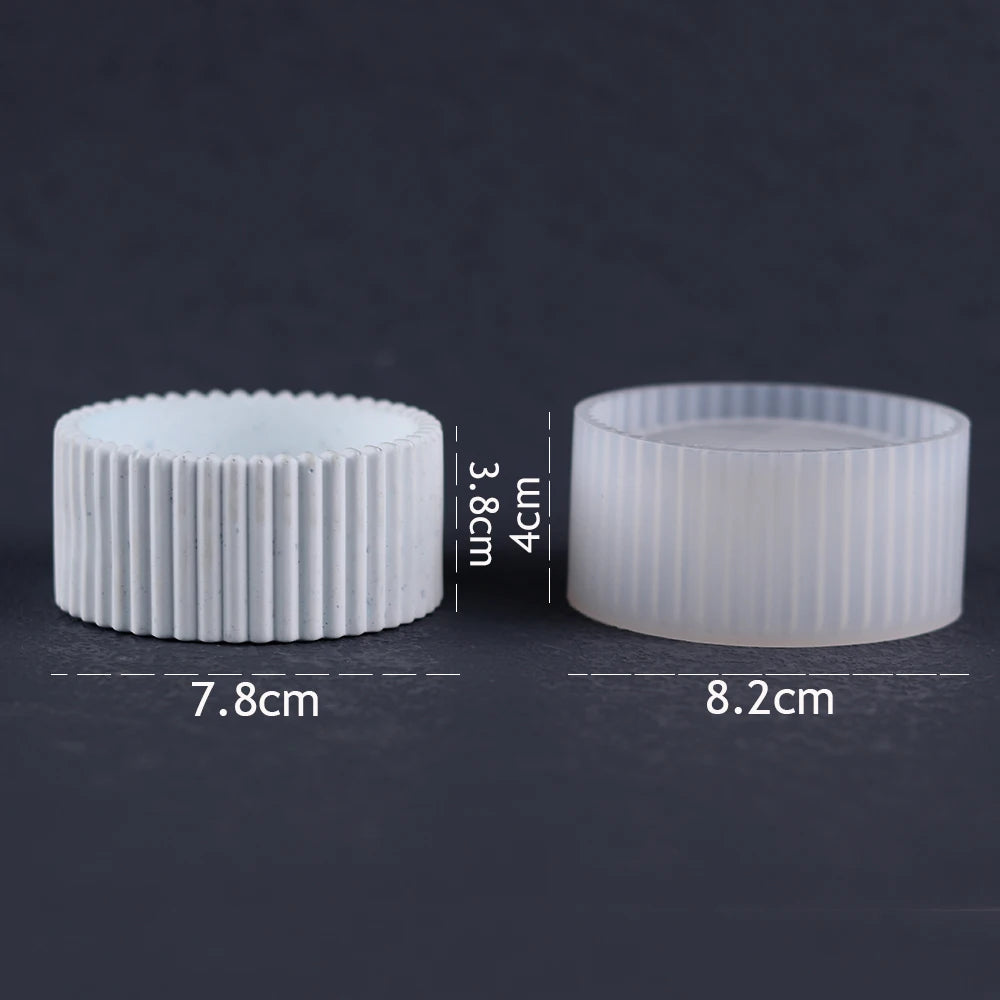 Square Silicone Flowerpot Mold for DIY Concrete Planters