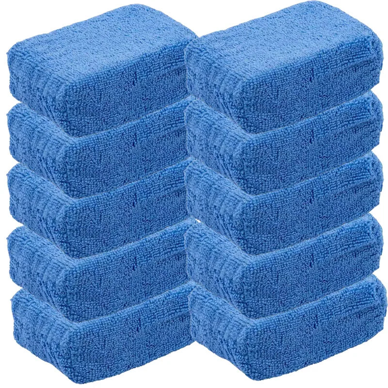 Car Wax Applicator Pads Set of 20 Microfiber Polishing Sponges Soft Foam for Auto Detailing and Paint Care