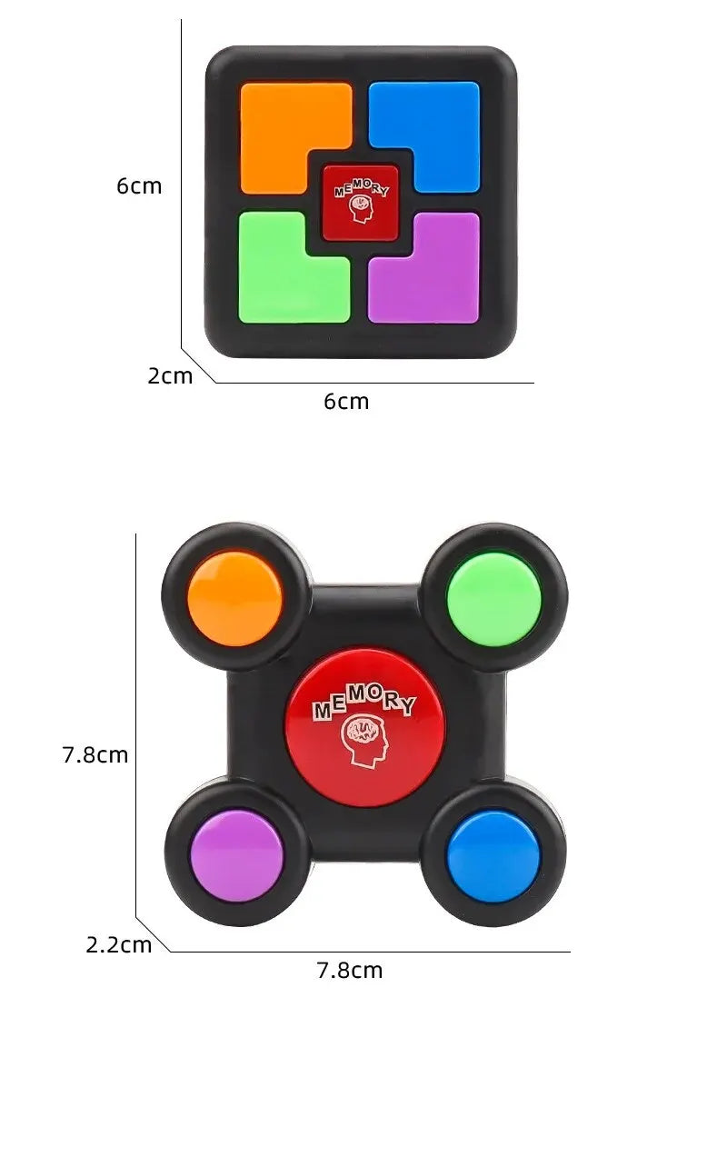 Square Memory Training Gaming Machine Clearance Button Toy