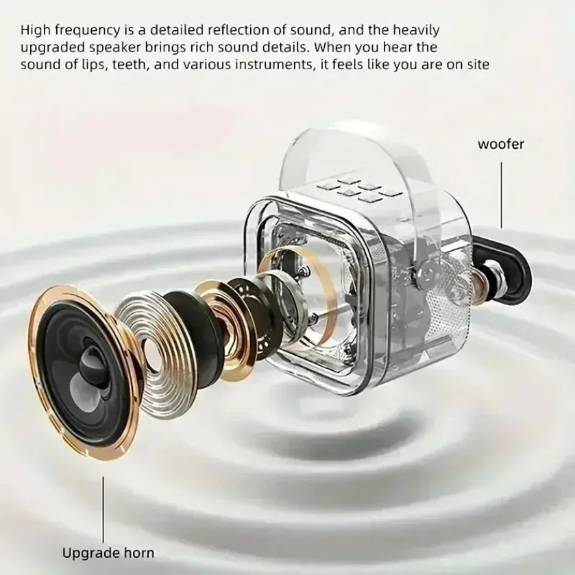 Portable Bluetooth 5.3 Karaoke Machine – Wireless PA Speaker System