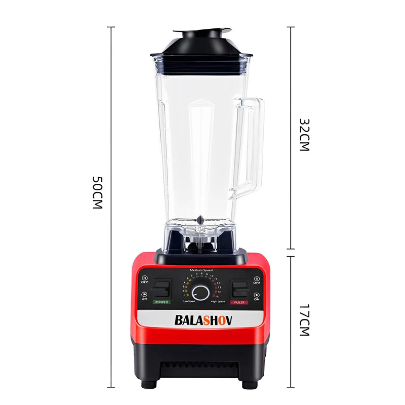 2000W Heavy Duty Commercial Blender – High Power Ice Smoothie Maker