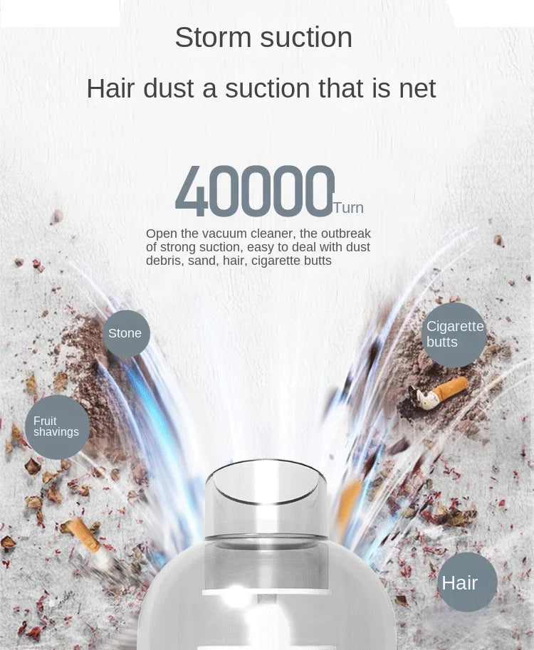 Car Vacuum Cleaner Portable Small Vacuum Cleaner For Vehicles and Home