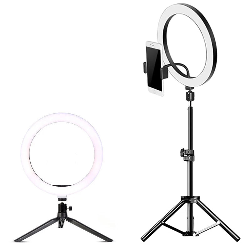 LED Selfie Ring Lamp USB Remote Fill Light for YouTube TikTok