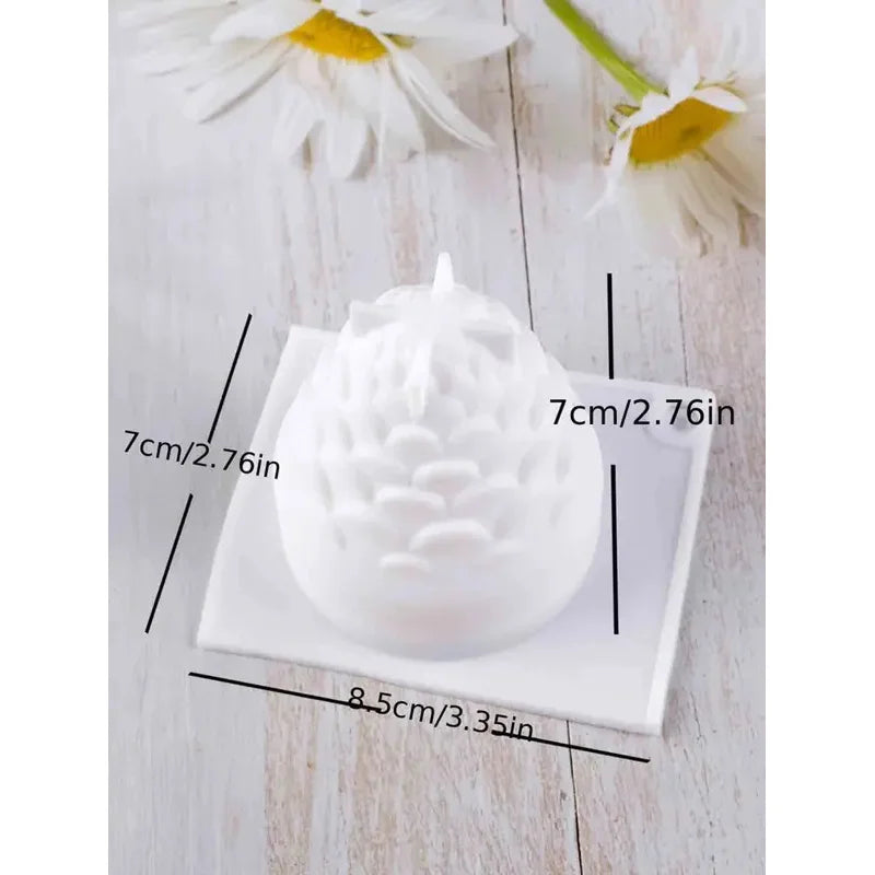3D Pine Cones Silicone Mold for DIY Candle Making