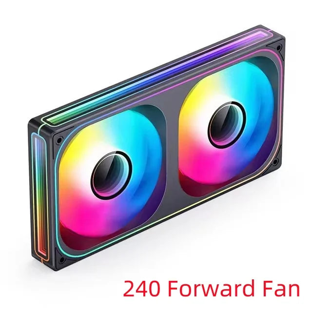 JONSBO ZB-120 ARGB Computer Case Fan 12CM 5V PWM Monolithic Structure Water-Cooled Fan Kit