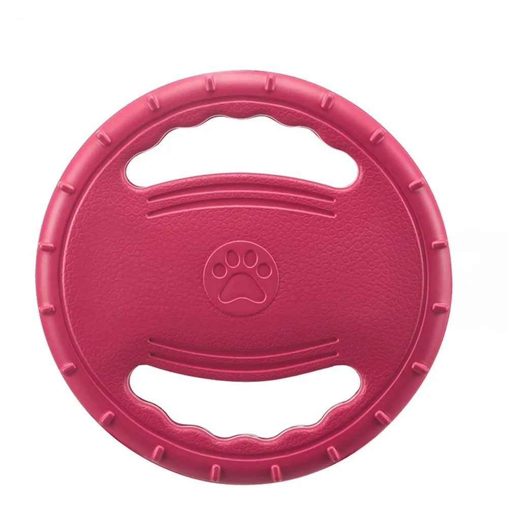 Pet Flying Disc Frisbe Toy Dog Training Pull Ring Bite Resistant Floating Toy Dog Outdoor Sports Interactive Game Frisbee