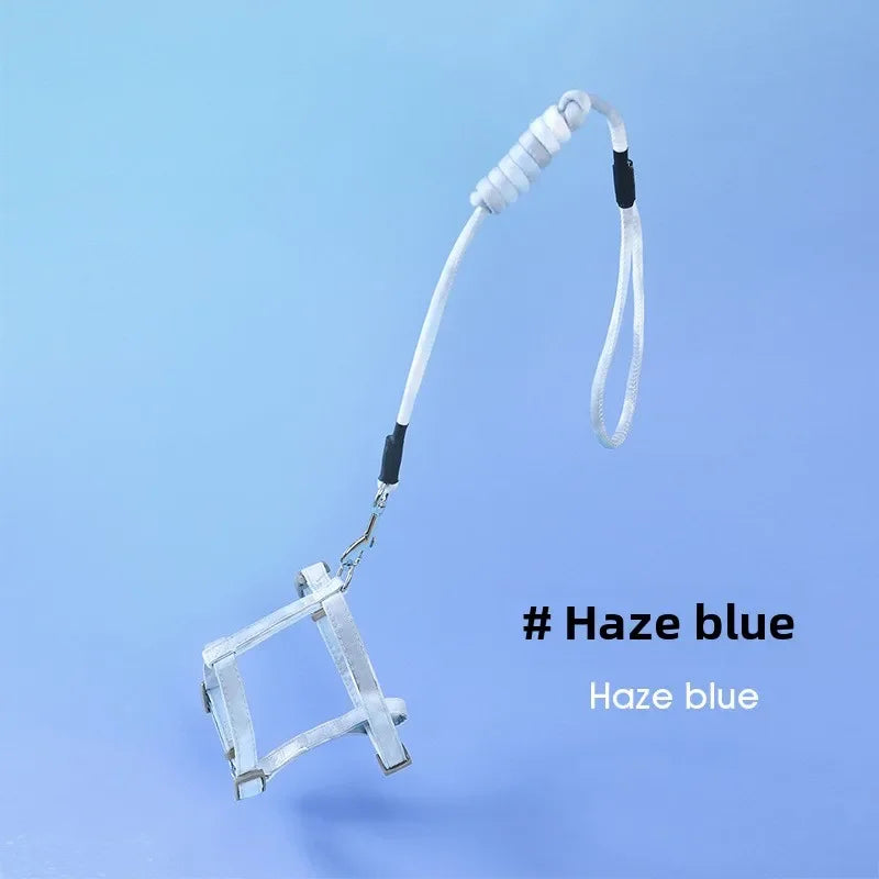 Cat Harness Set Adjustable Escape Proof Pet Harness for Kitten Outdoor Walking Cat Collar Lead Leash Pet Supplies