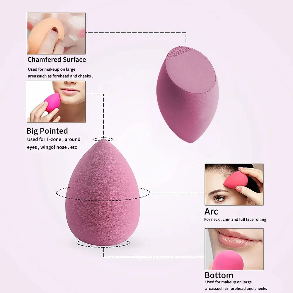 4/8pcs Makeup Sponge Blender Beauty Egg for Flawless Finish
