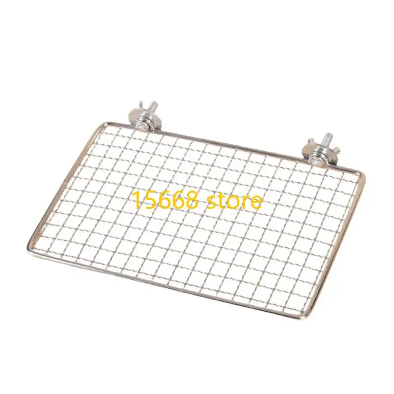 C6UE Stainless Steel Parrots Resting Platform Perch Stand for Small to Large Birds