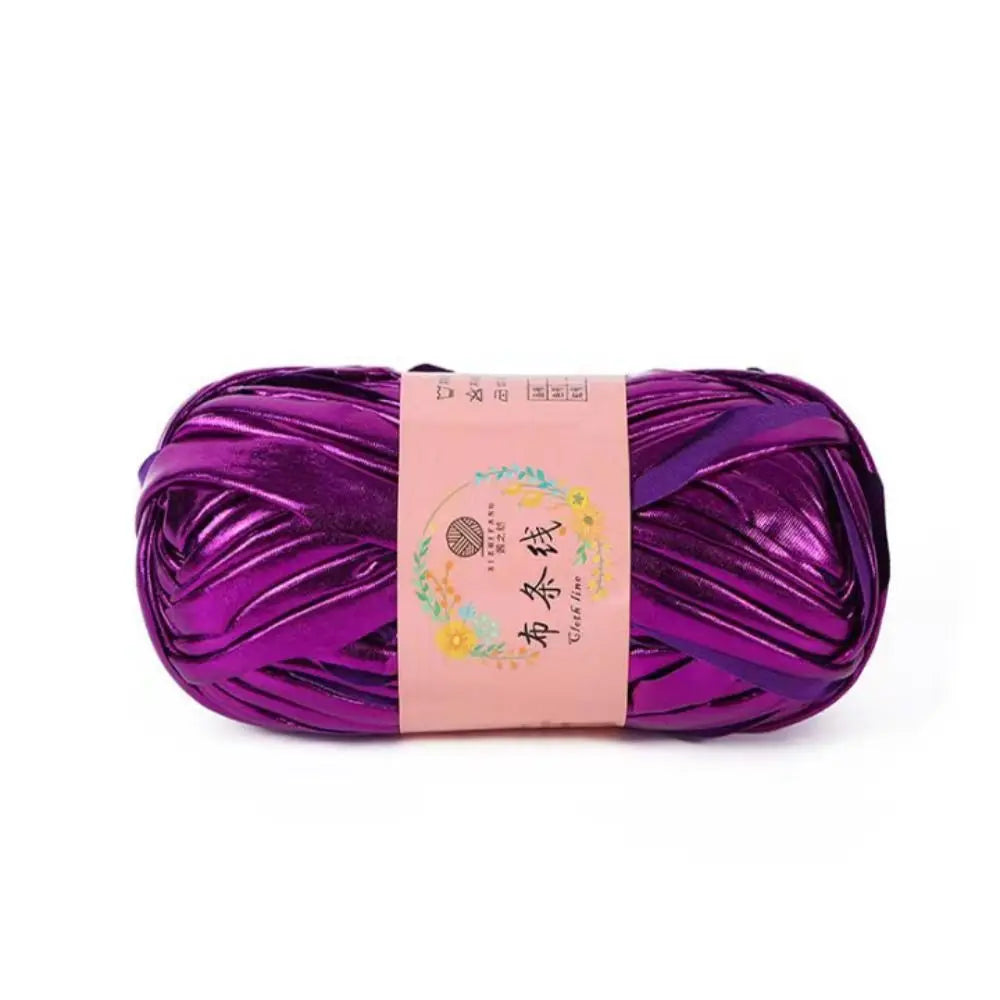 Imitation Leather Crochet Yarn Ball for DIY Hand Knitting