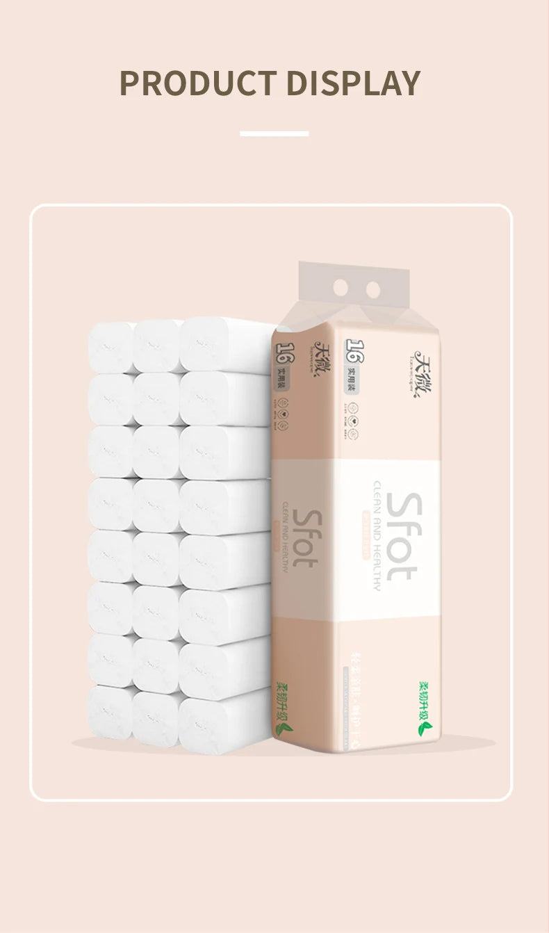 Max 48 Rolls Coreless Toilet Paper Household Pack Soft Absorbent Tissue