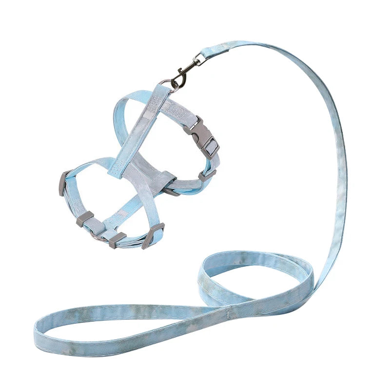 Cat Harness and Leash Set Adjustable Escape Proof Pet Harness for Kitten Outdoor Walking Cat Collar Lead Leash Pet Supplies