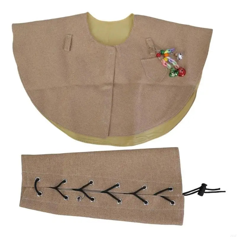 28TC Comfortable Parrots Shoulder Cape With Arm Protective Covers for Bird Training