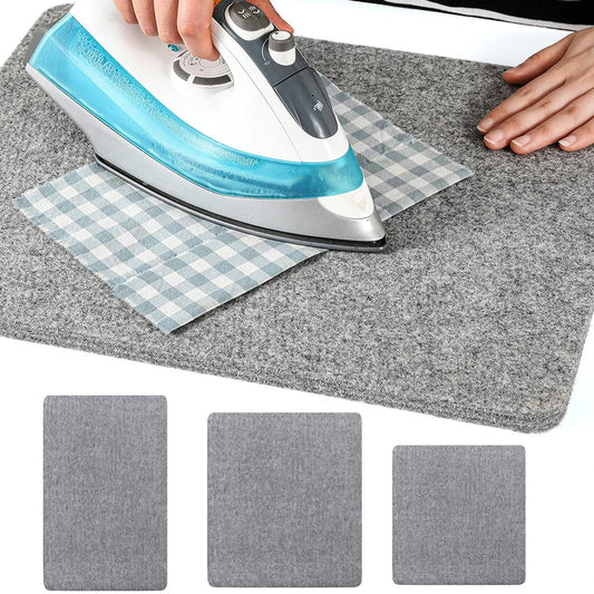 Wool Pressing Mat for Quilting and Sewing High Temperature Ironing Pad Felt Pressing Mat for Home Use