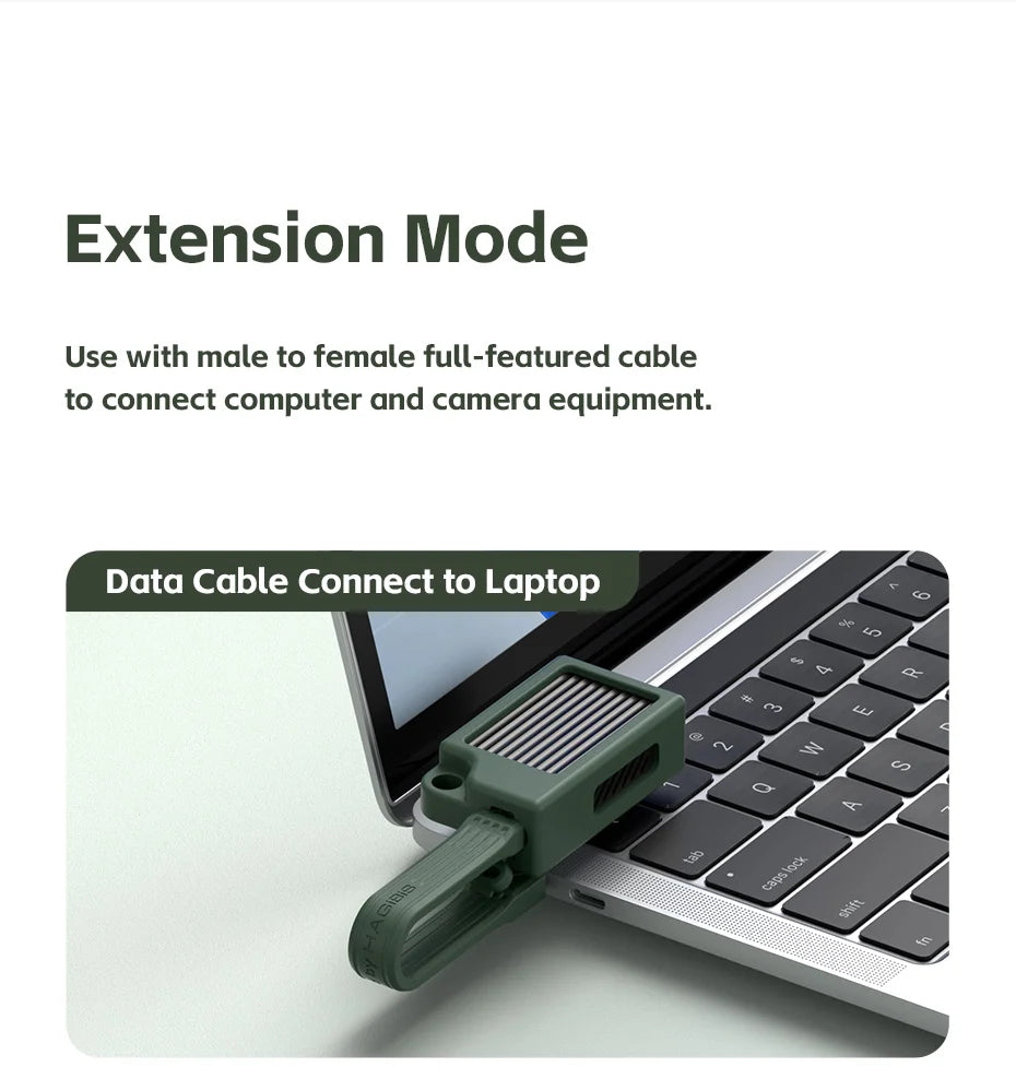 Hagibis 2230 M2 NVMe SSD Enclosure with Cooling Fan USB 3.2 Gen 2 High Speed Storage Case for Laptop iPhone 16 Pro 15 iPad