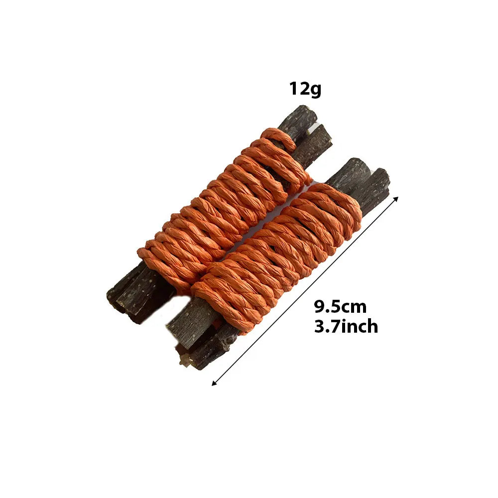 Small Animal Chew Toys For Ribbit Bunny Hamster Guinea Chinchillas Tooth Cleaning Molar Grinding Toys Pet Supplies