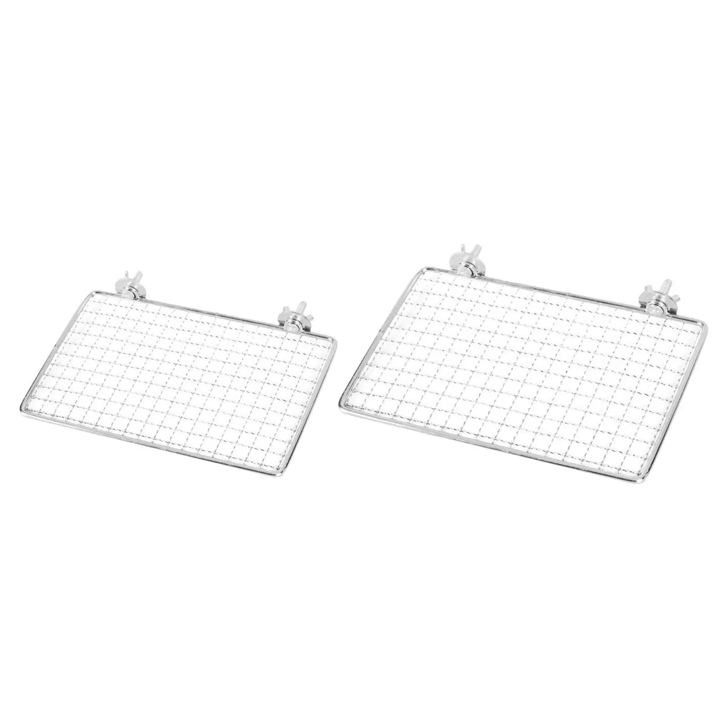 Parrot Perch Stainless Steel Easy to Clean Cage Accessories for Cockatiels Cockatoos Canaries Budgerigars Small to Large Birds