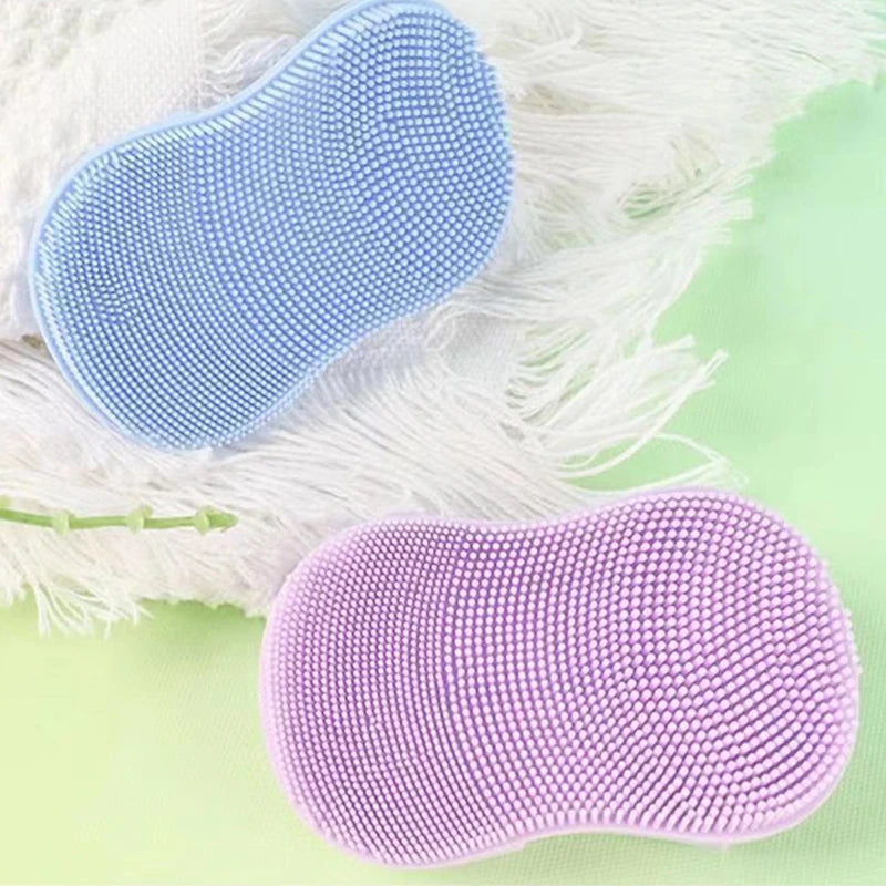 3PCS Mini Finger Face Washing Brush Soft Silicone Face Brush Nose Clean Remove Makeup Wash Facial Cleansing Cosmetic Brush Tool