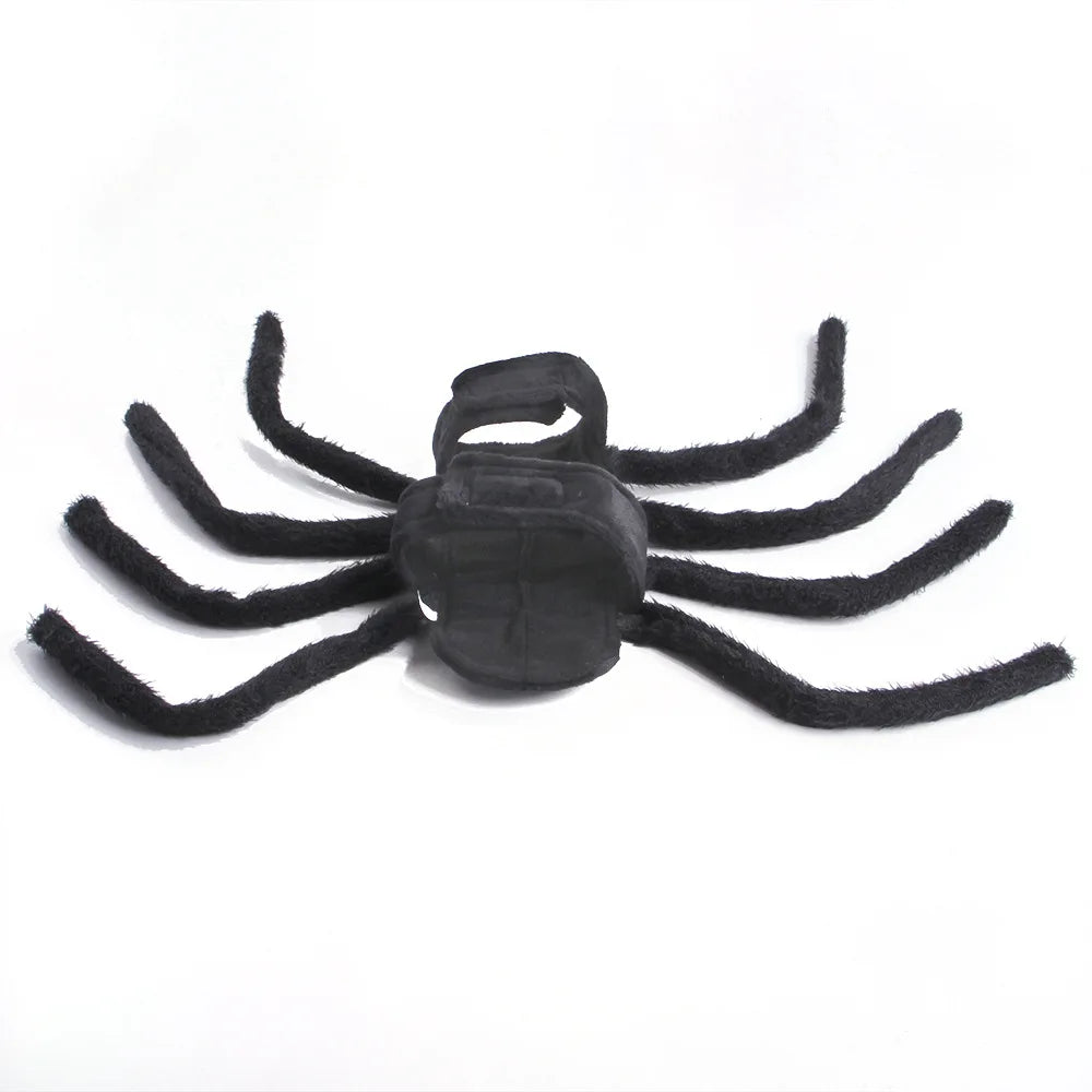 Pet Halloween Funny Spider Chest Back Creative Cat Small Dog Transformation Costume Halloween Party Festival Decoration Cosplay