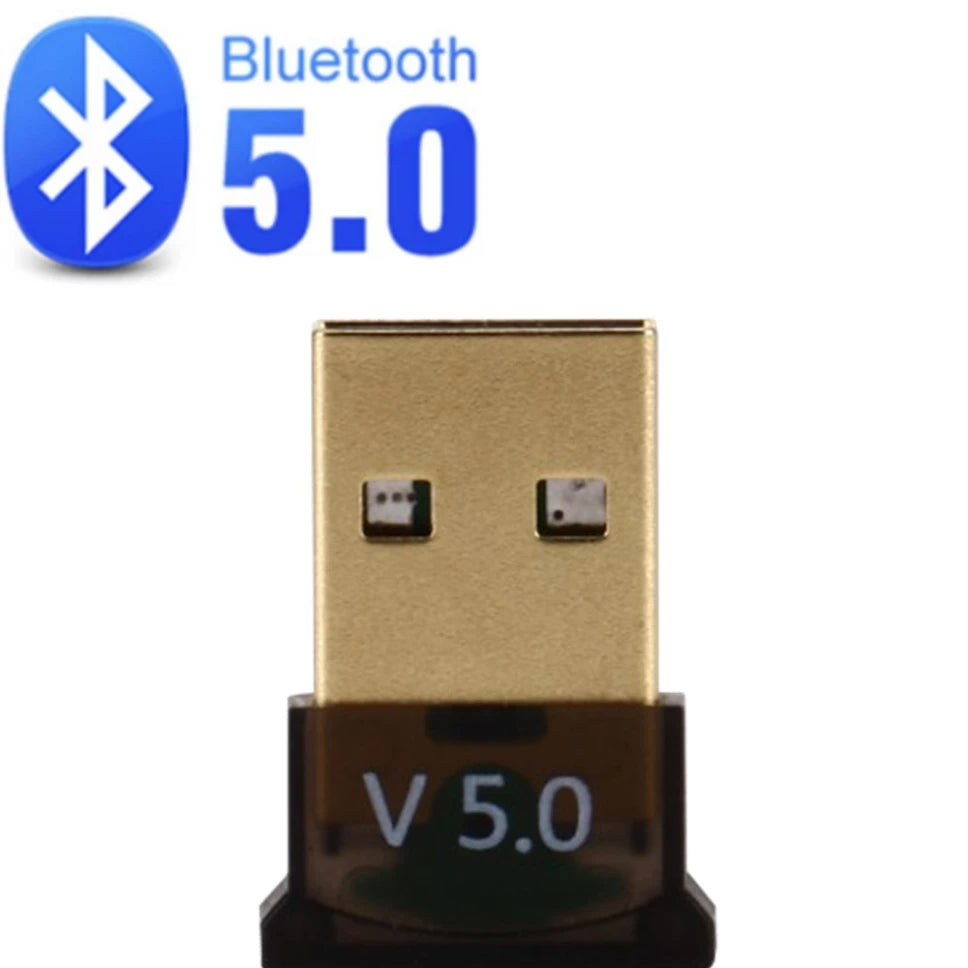 Adaptador USB Bluetooth 5.3 Adaptador inalámbrico Bluetooth 5.1 Dongle para PC Portátil Altavoz inalámbrico Receptor de audio Transmisor USB