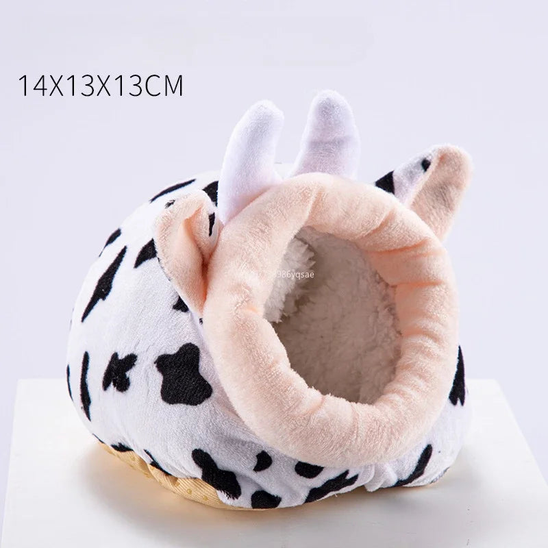 Hamster Beds Hamster Hideout for Guinea Pig Accessories Hamster Cage Rodents Hammock Rabbit Bed House Supplies צעצועים לאוגר