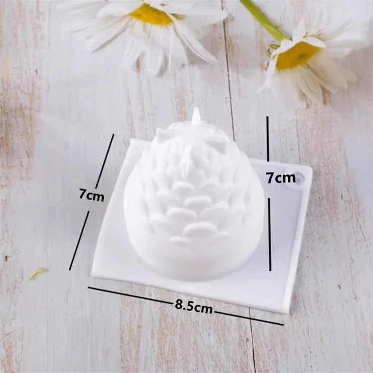 3D Pine Cones Silicone Mold for DIY Candle Making