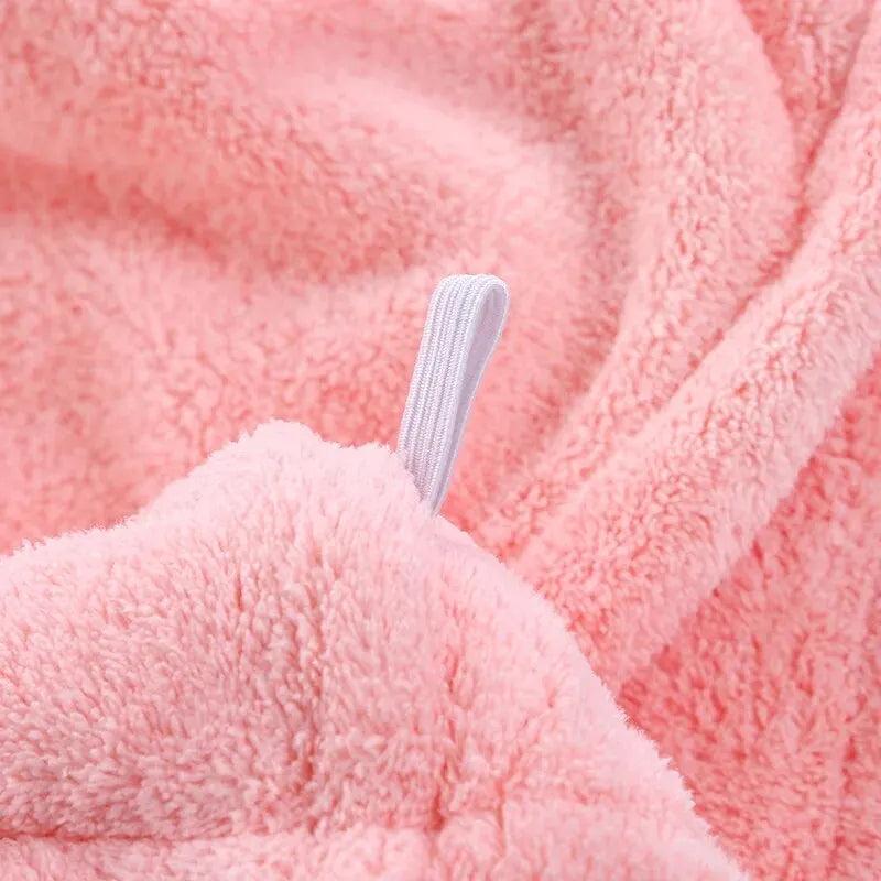 1pc Hair Drying Cap Super Absorbent Microfiber Towel Wrap