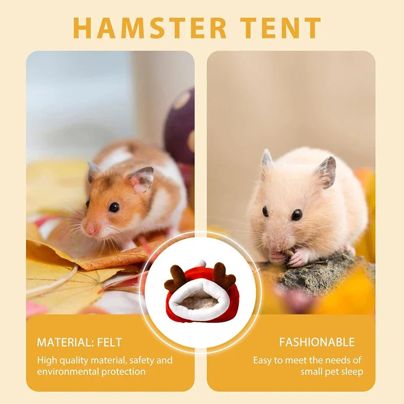 Hamster Cotton Nest Pet Warm Winter Supplies Winter Sleeping Bag House Small Fossa Gold Silk Bear House Mouse Nest Sleeping Bag