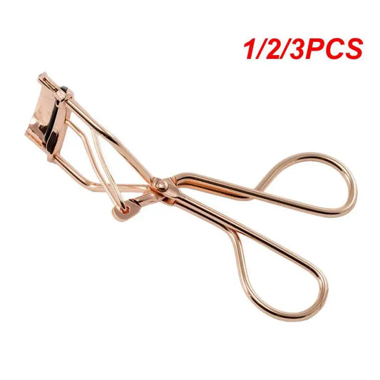 1/2/3PCS Professional Rose Gold Eyelash Curler Eye Lashes Curling Clip Eyelash Cosmetic Makeup Tools Accessories For Women