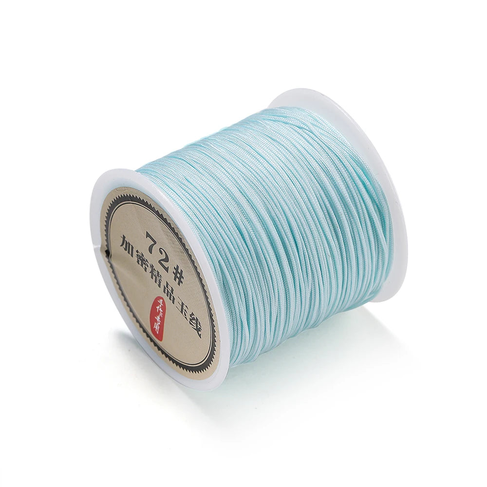 10/50M 0.8mm Nylon Thread Cord for DIY Jewelry Making