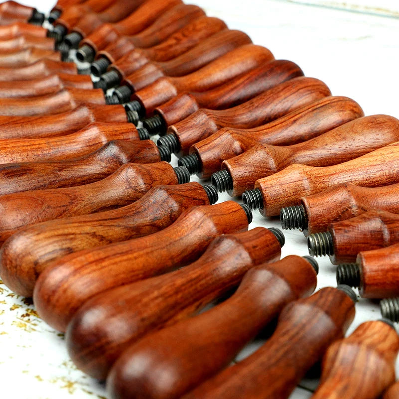 1 Pcs Lacquer Seal Wooden Handle Wax Tool Retro Roller Stamp