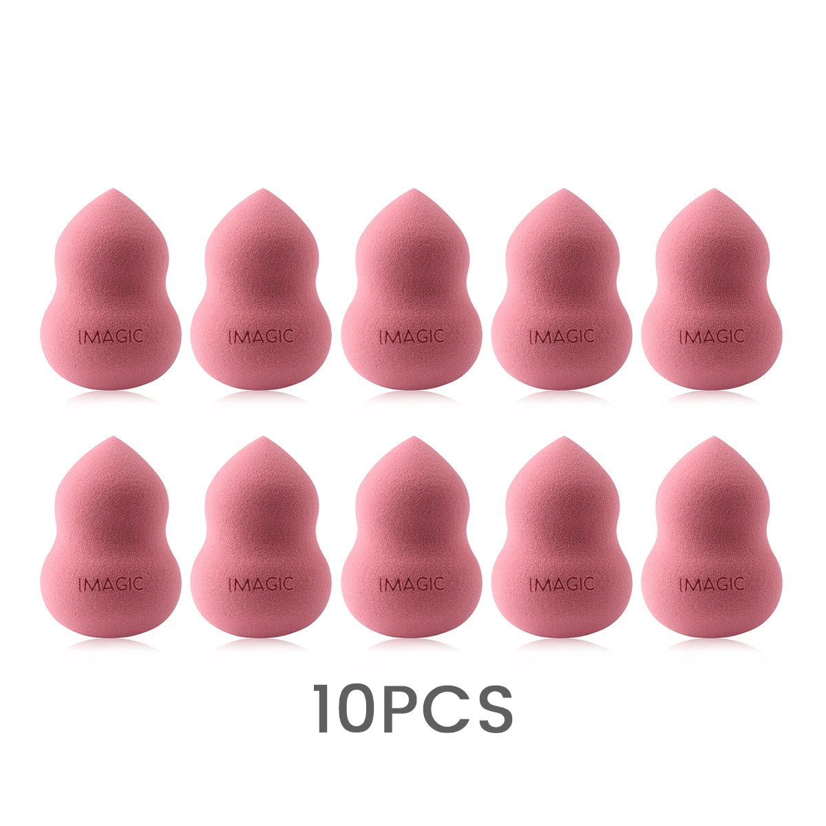 IMAGIC Professional Makeup Sponge Set 10 Pcs Ultra-Soft Wet and Dry Beauty Blender Puff for Flawless Application
