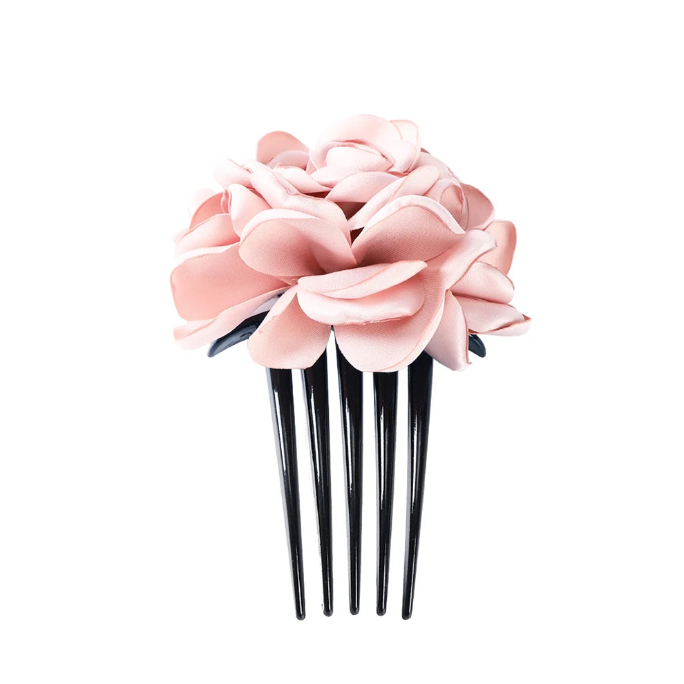 Molans Bridal Flower Hair Combs Wedding Floral Retro Hairpins For Women Barrette Hair Clips Hair Accessories Headwear