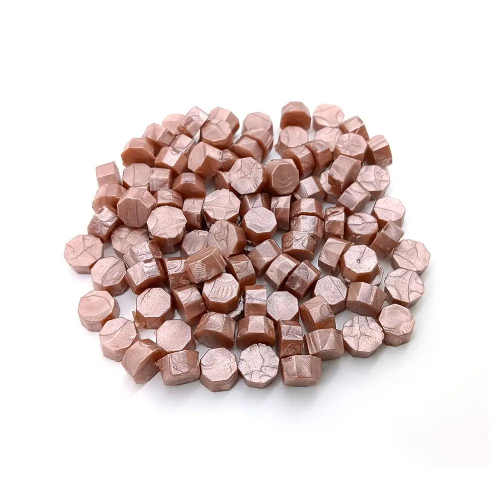 100pcs Colorful Metallic Golden Sealing Wax Beads for DIY Gifts and Invitations