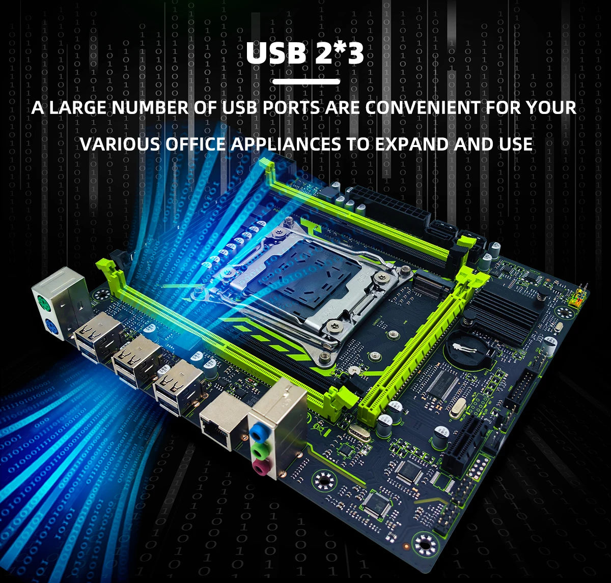 ZSUS X99-8D4 Motherboard Set Kit With LGA2011-3 Xeon E5 2650 V4 CPU DDR4 16GB (1*16GB) 2133MHZ RAM Memory NVME M.2 SATA