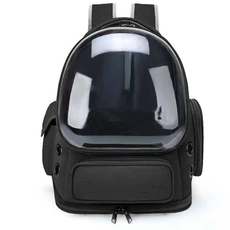 Cat Backpack Carrier,Breathable clear capsule backpack Carrier,suitable for hiking,Airline Approved Pet Travel Carrier