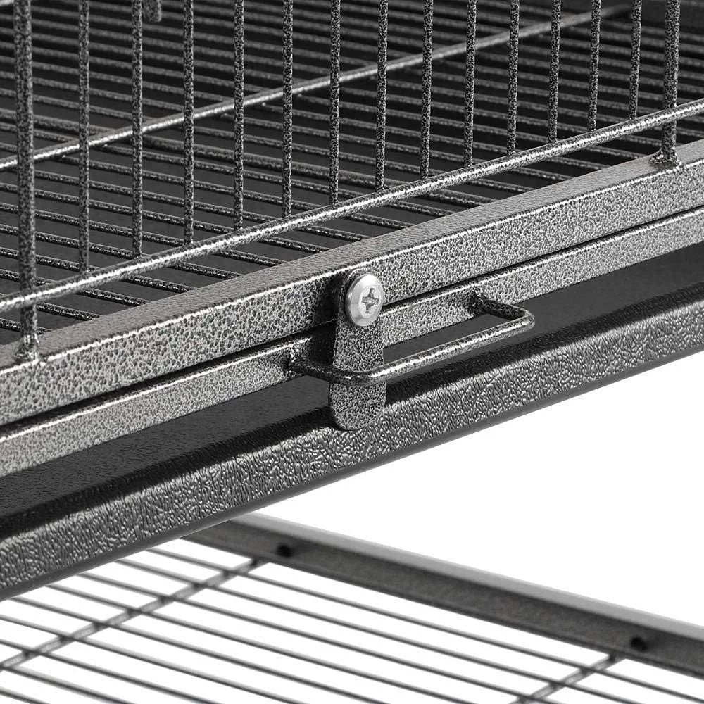 52-inch Wrought Steel Standing Large Flight King Bird Cage for Cockatiels African Grey Quaker Amazon Sun Parakeets Green Cheek