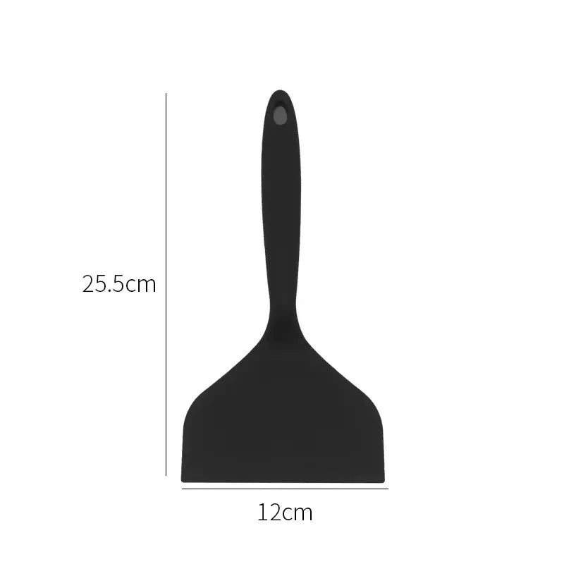 1pc Silicone Spatula Cooking Utensils Beef Meat Egg Kitchen Scraper Wide Pizza Cooking Tools Shovel Non-stick Spatula