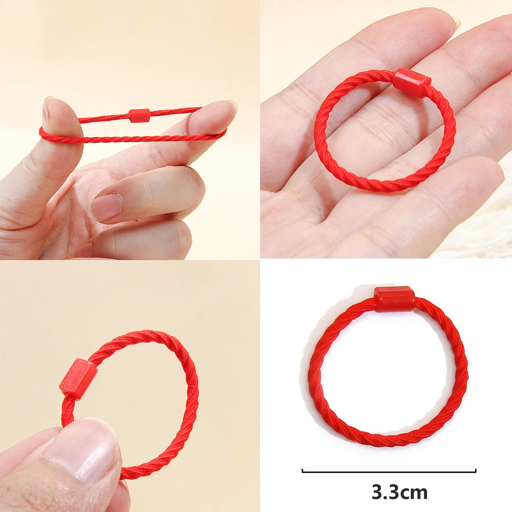 50/100 Pcs/Lot Baby Girls DIY Elastic Hairbands For Kids Hair Bands Handmade Hair Rope Ponytail Holder Accessories Wholesale