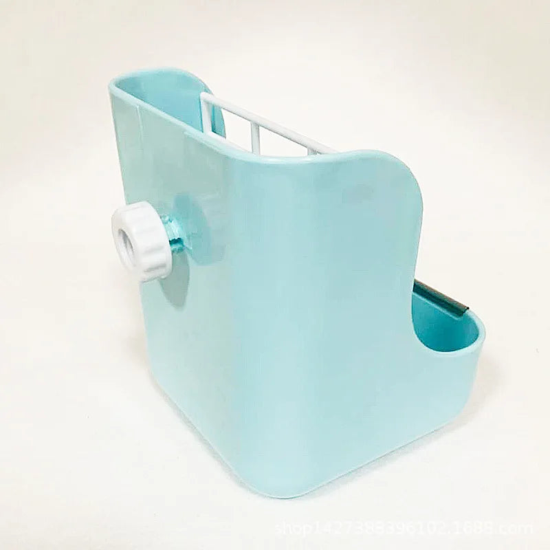 Hamster Rabbit Food Dispenser Feeder Plastic Clear Drinker Water Automatic Pet Feeder For Hamster Guinea Pig Food Bowl Container