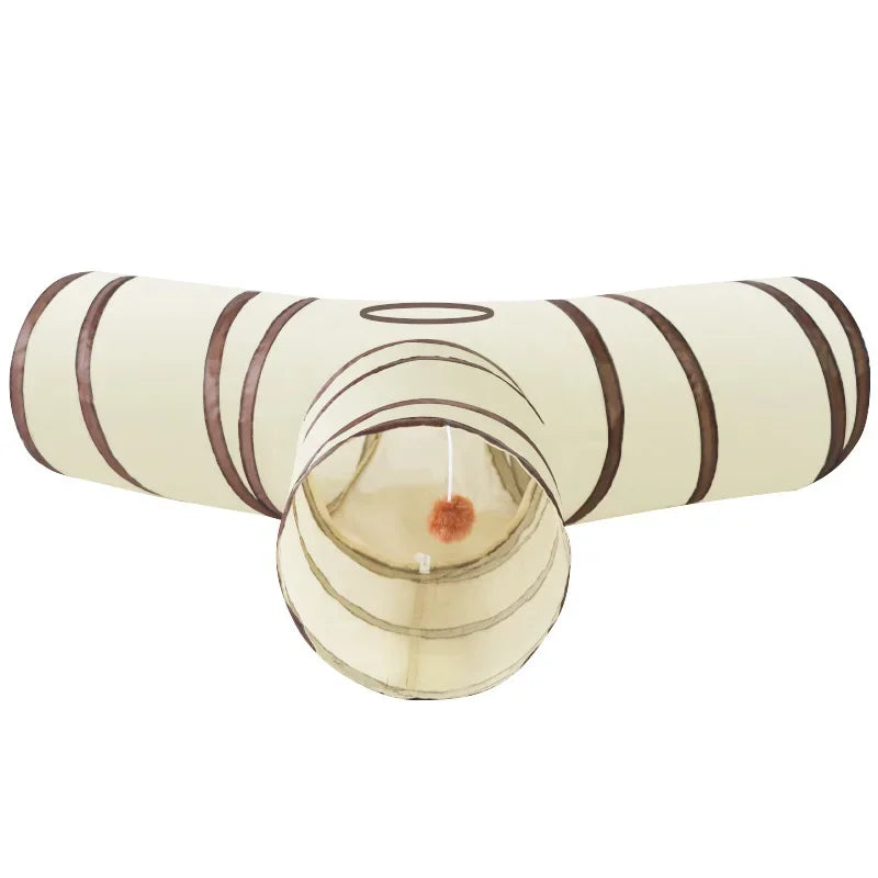 Cat Tunnel Long T/Y Ways Cat Play Tunnel Foldable Funny Interactive Indoor Play Toys Games Kitty Cubes Pet Supplies