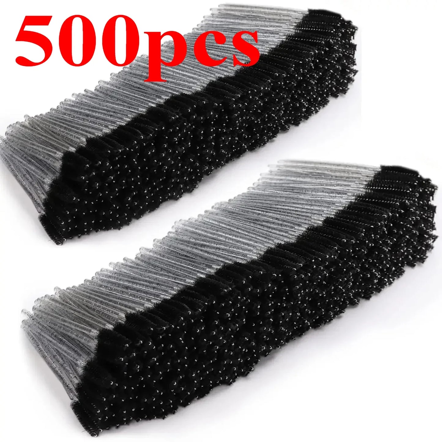 500 or 1000 Pieces Disposable Mascara Wands Eyelash Brush Spoolies for Eyebrow and Eyelash Extensions Colorful Beauty Tools