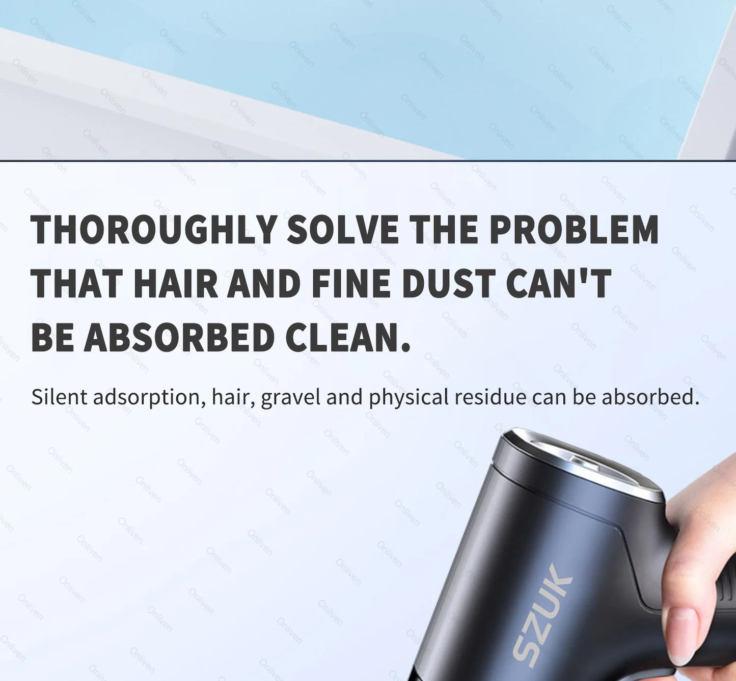 98000PA Portable Handheld Car Vacuum Cleaner Mini Wireless Strong Suction USB for Home and Car Cleaning