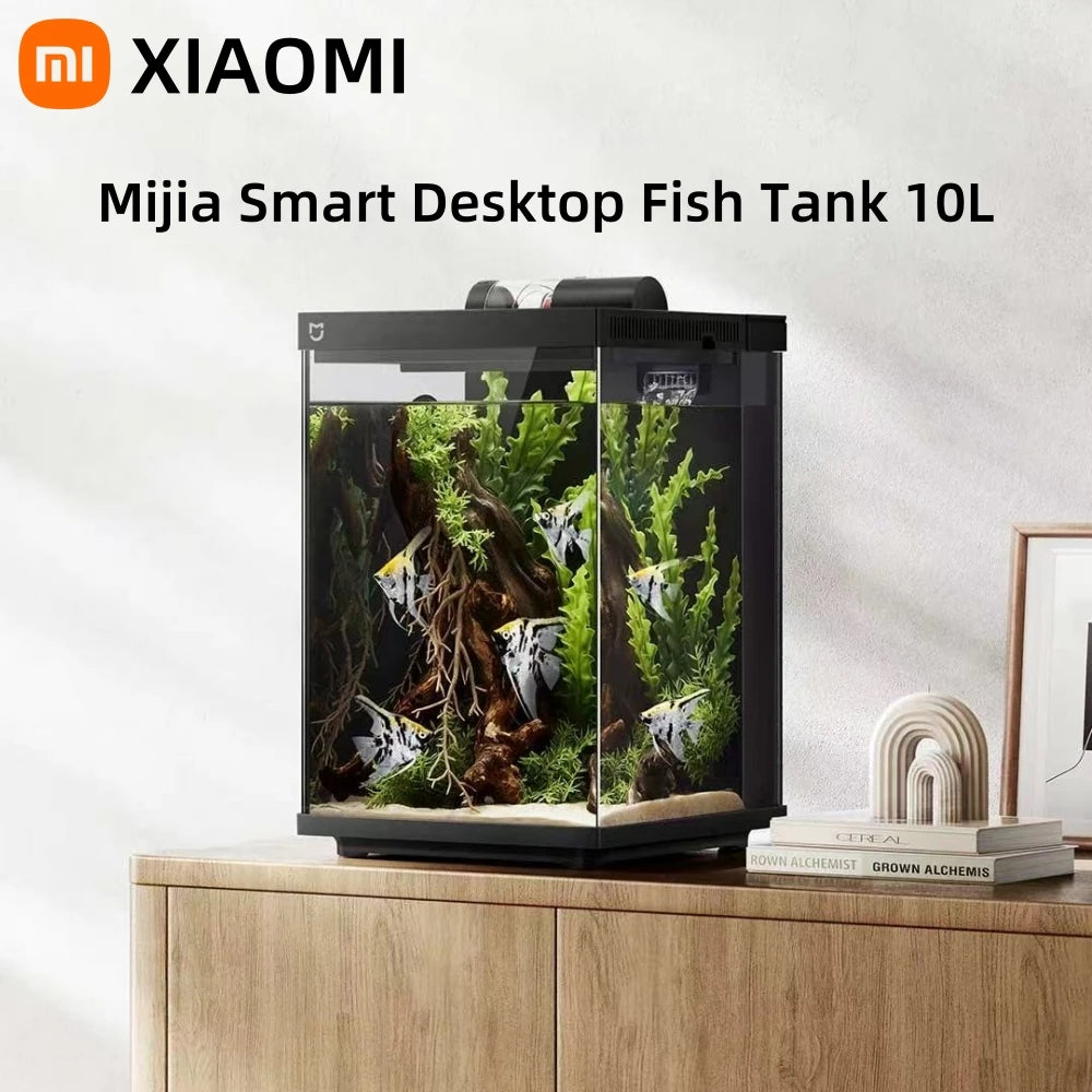 Xiaomi Mijia Smart Desktop Fish Tank 10L Smart Remote Feeding Professional Filtration System Work With Mi Home APP