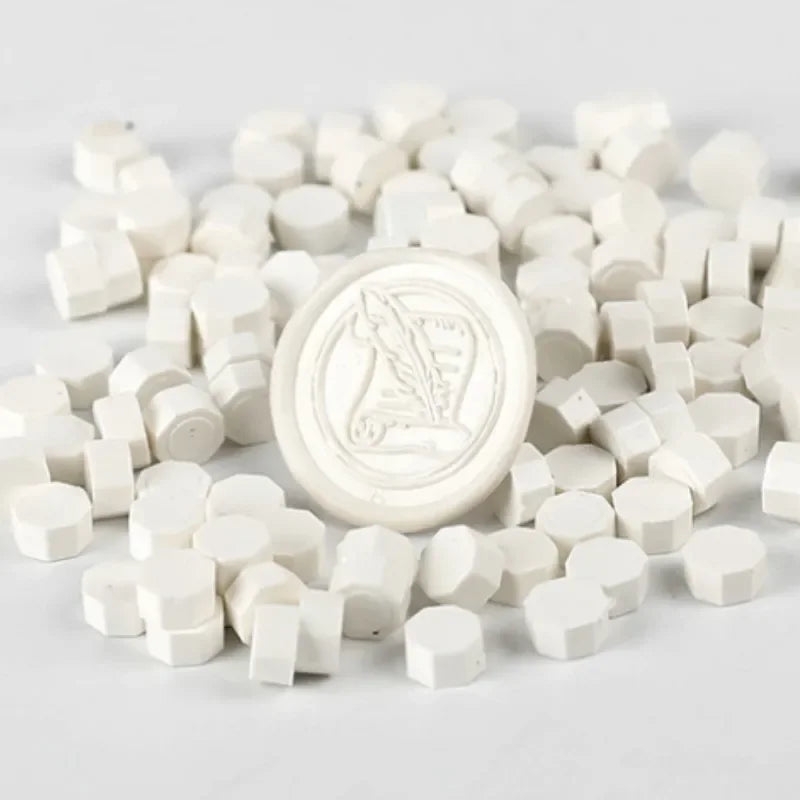 100Pc Retro Sealing Wax Seal Stamp Wax Beads for DIY Invitations